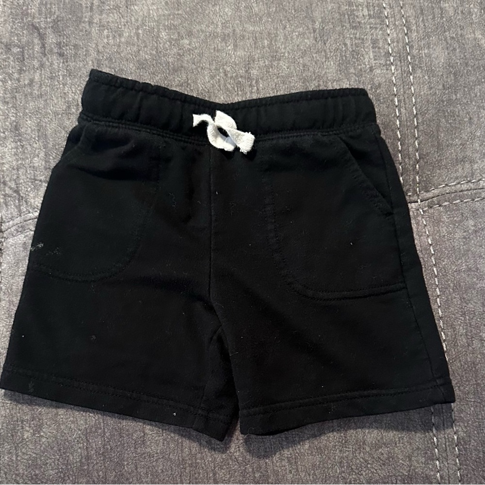 Cat & Jack Black Elastic Waist Shorts
